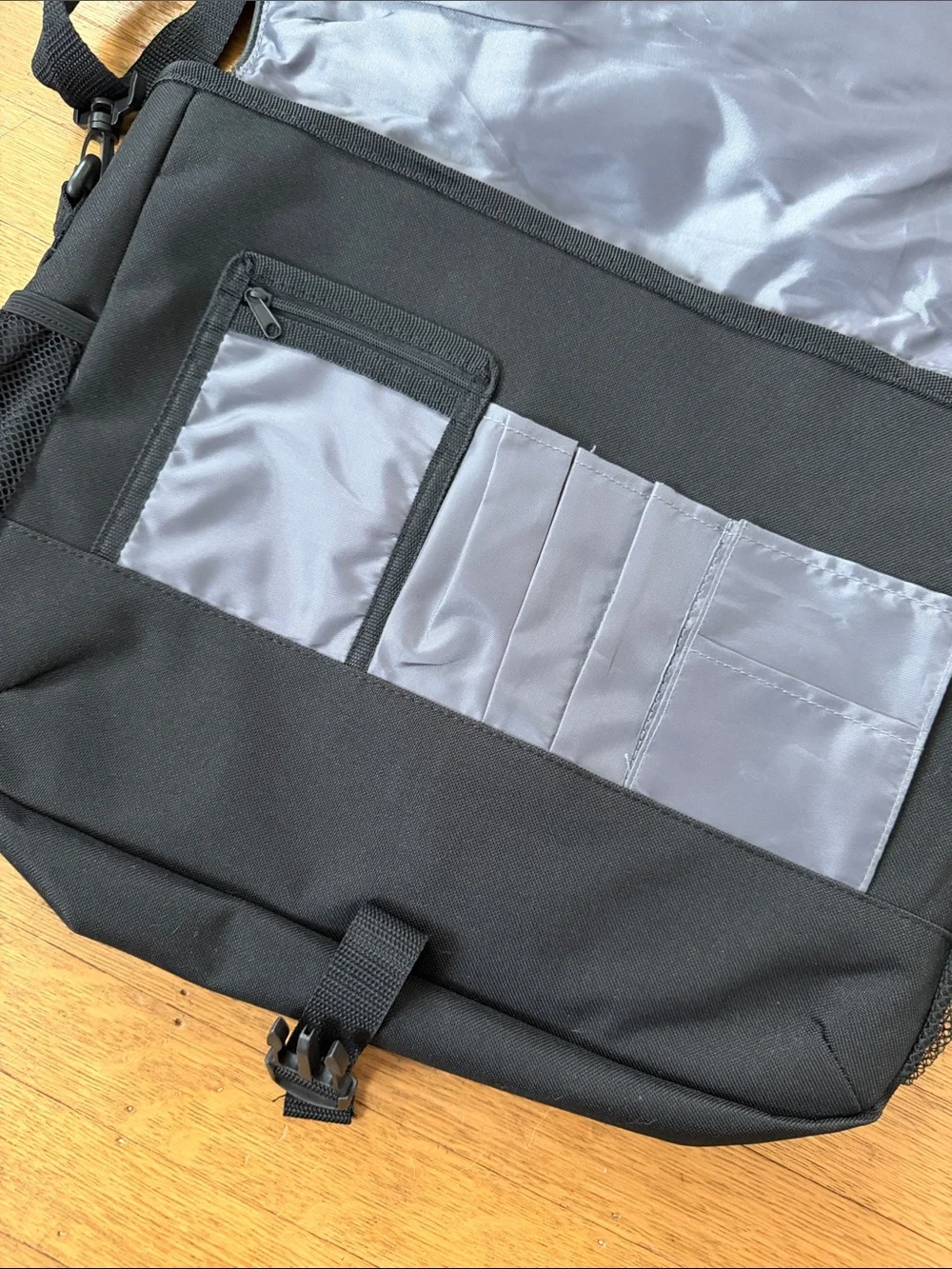Varsity USASF Black Laptop Crossbody Bag Cheerleading and Dance Worlds